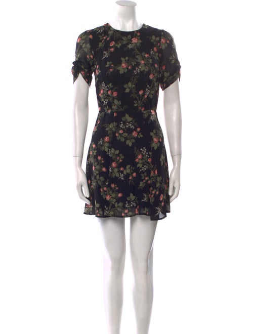 Reformation Floral Print Mini Dress