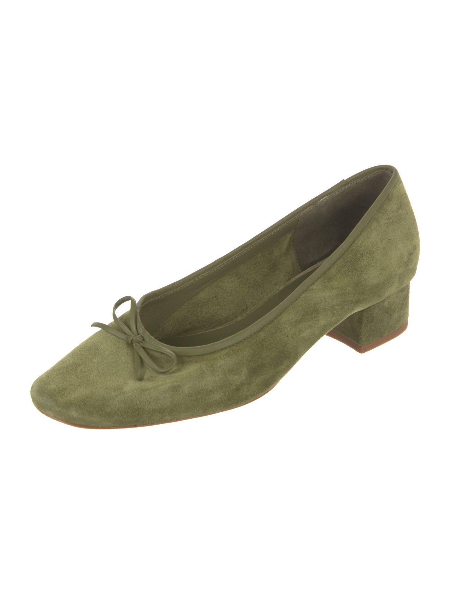 Reformation Suede Pumps