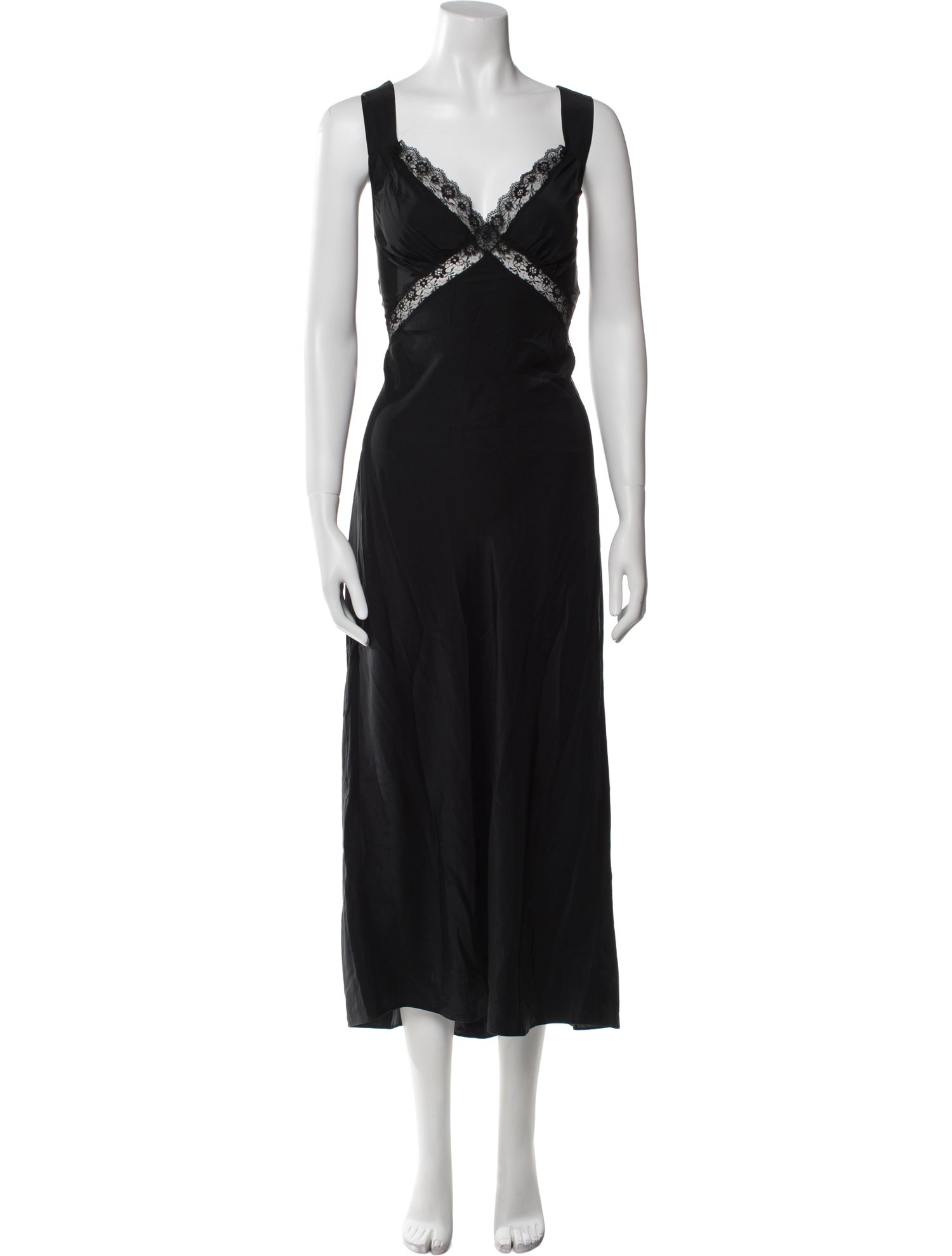 Reformation Silk Cutout Accent Nightgown w/ Tags