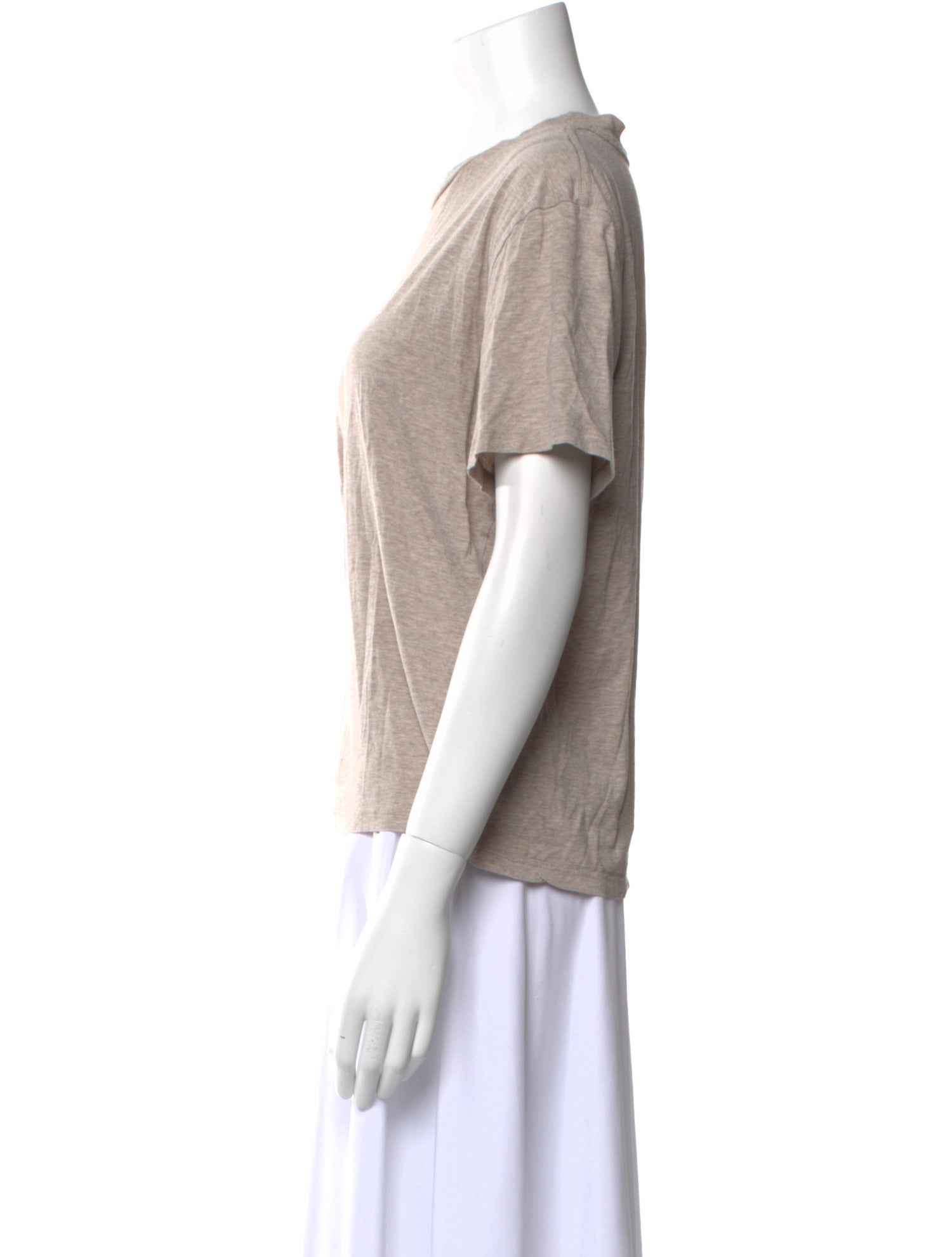 Reformation Bateau Neckline Short Sleeve T-Shirt