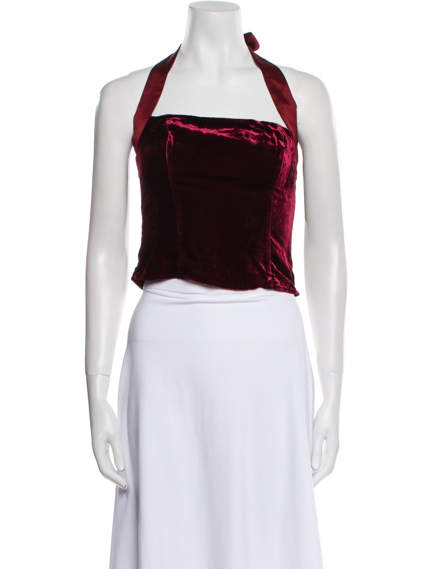 Reformation Halterneck Sleeveless Crop Top w/ Tags