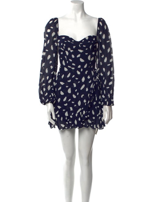 Reformation Printed Mini Dress