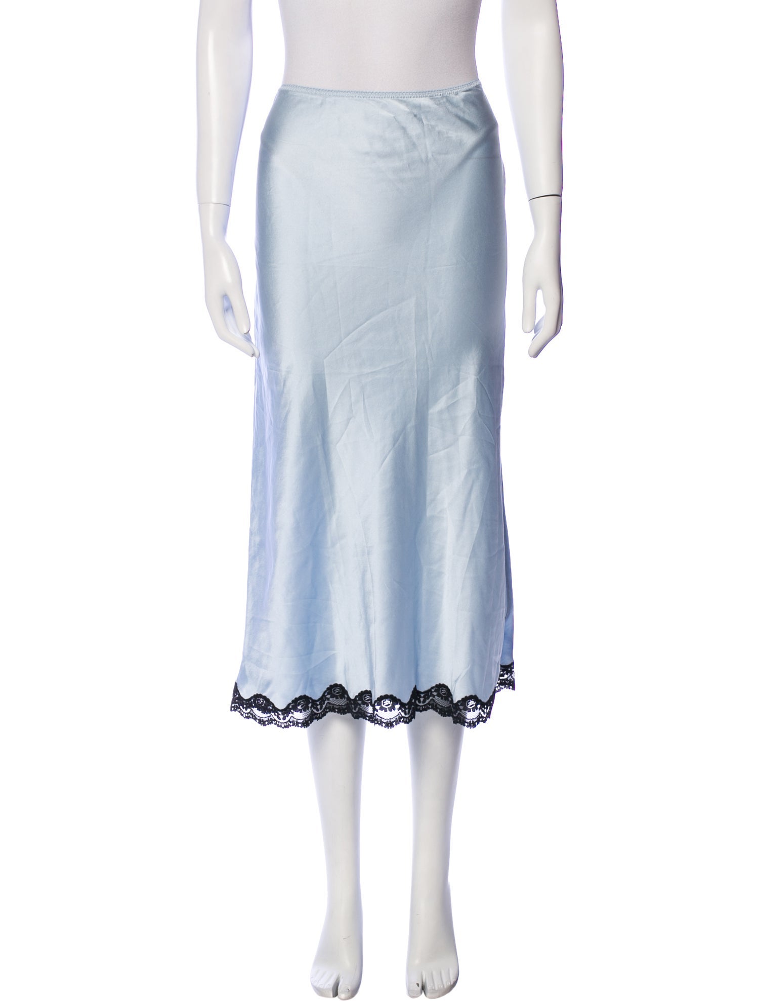 Reformation Silk Knee-Length Skirt