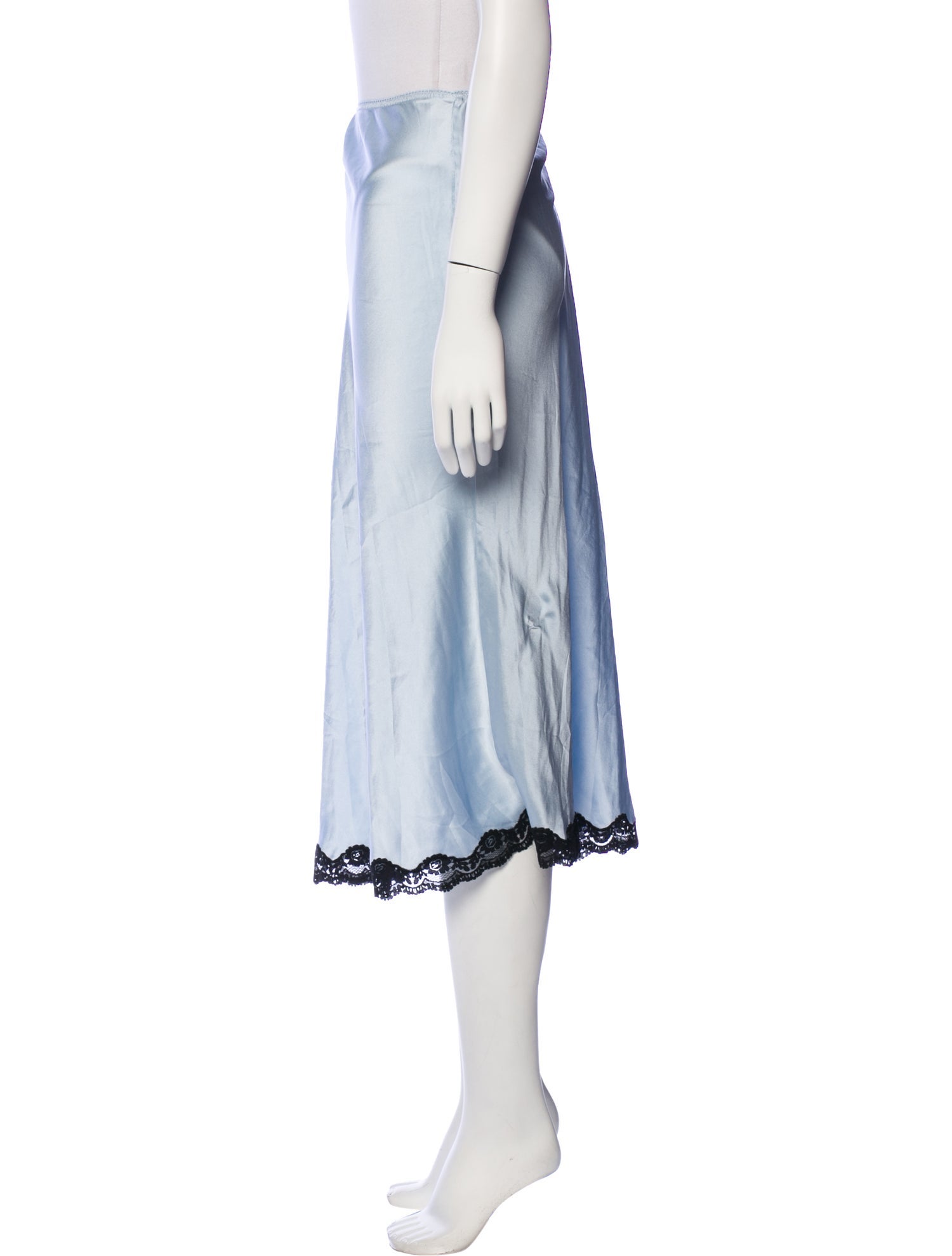 Reformation Silk Knee-Length Skirt