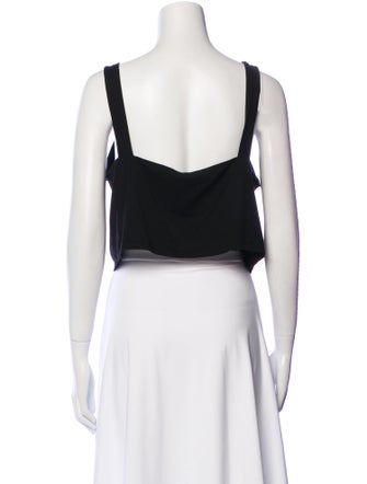 Reformation V-Neck Sleeveless Crop Top