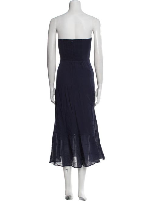 Reformation Strapless Midi Length Dress