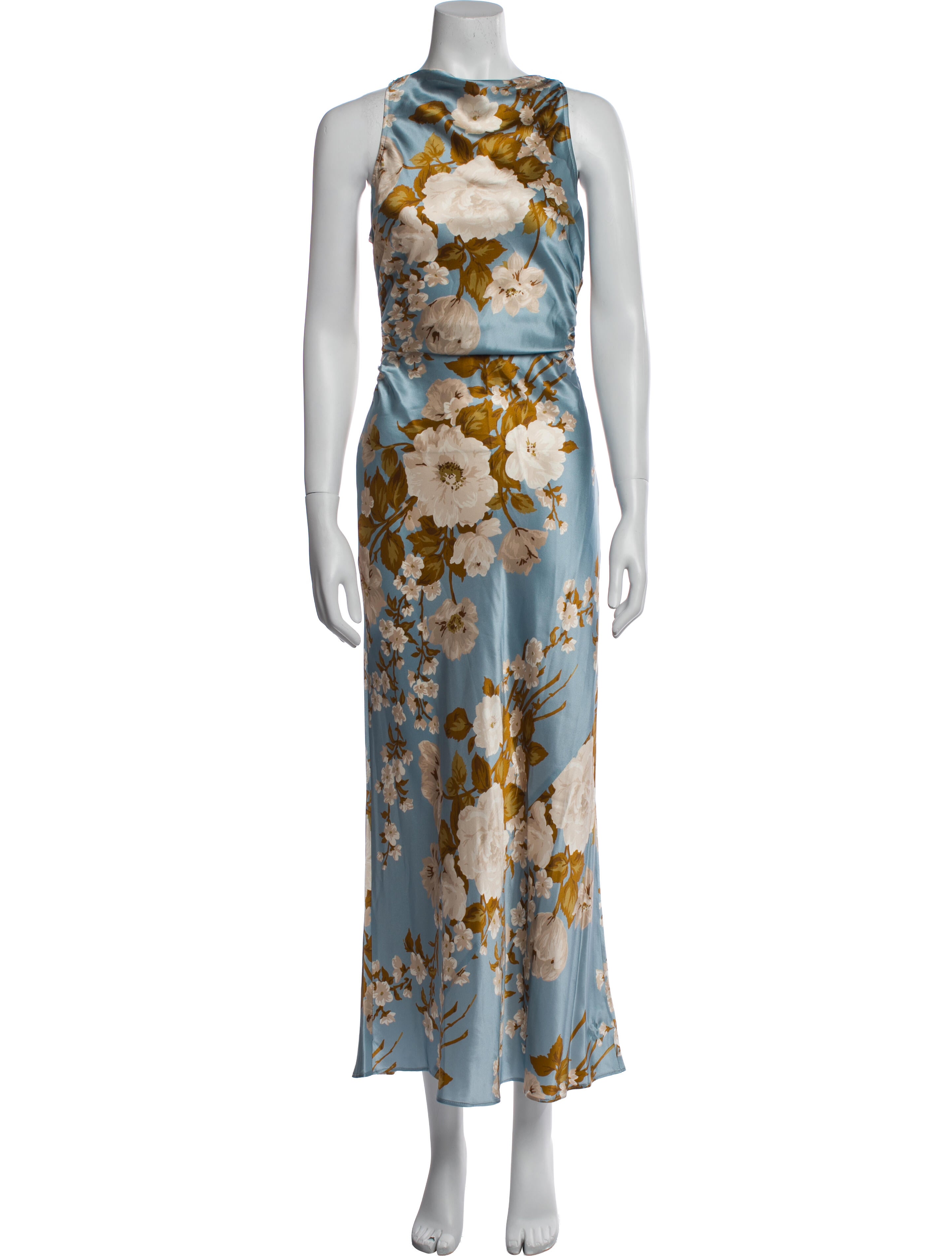 Reformation Silk Long Dress