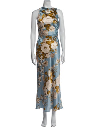 Reformation Silk Long Dress