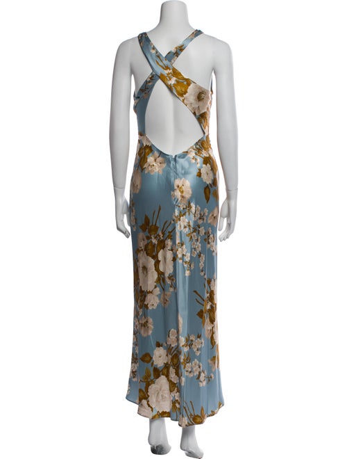 Reformation Silk Long Dress