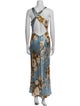 Reformation Silk Long Dress