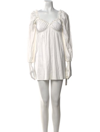 Reformation V-Neck Mini Dress