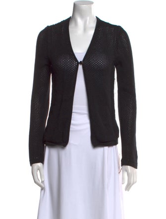 Reformation V-Neck Long Sleeve Top