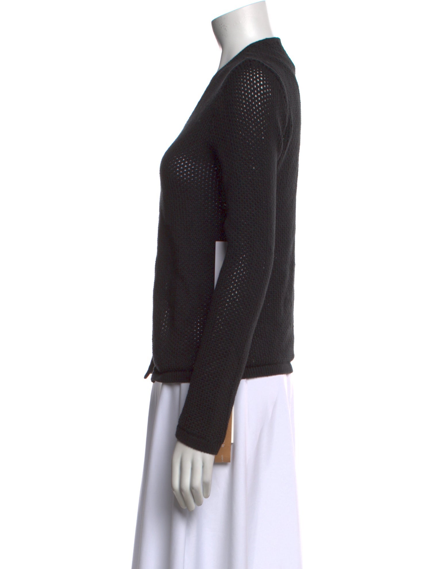 Reformation V-Neck Long Sleeve Top