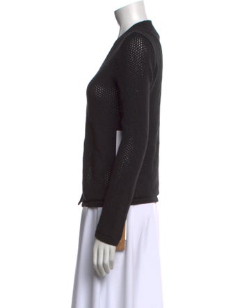 Reformation V-Neck Long Sleeve Top