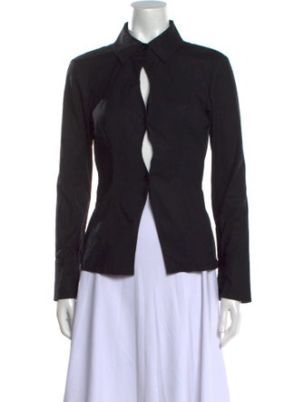 Reformation Long Sleeve Button-Up Top