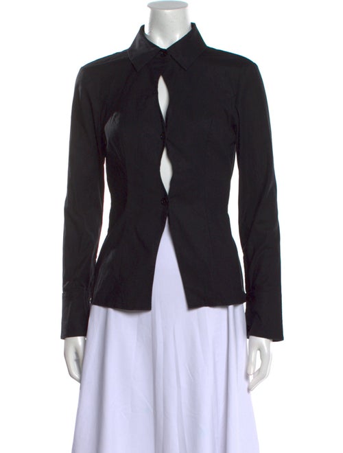 Reformation Long Sleeve Button-Up Top