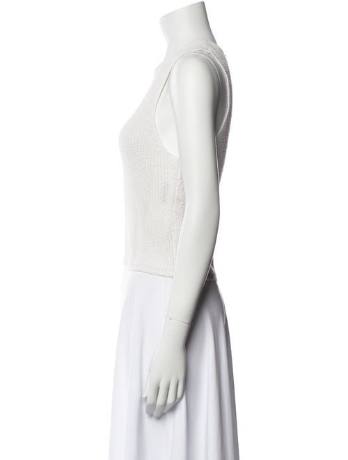 Reformation Crew Neck Sleeveless Crop Top