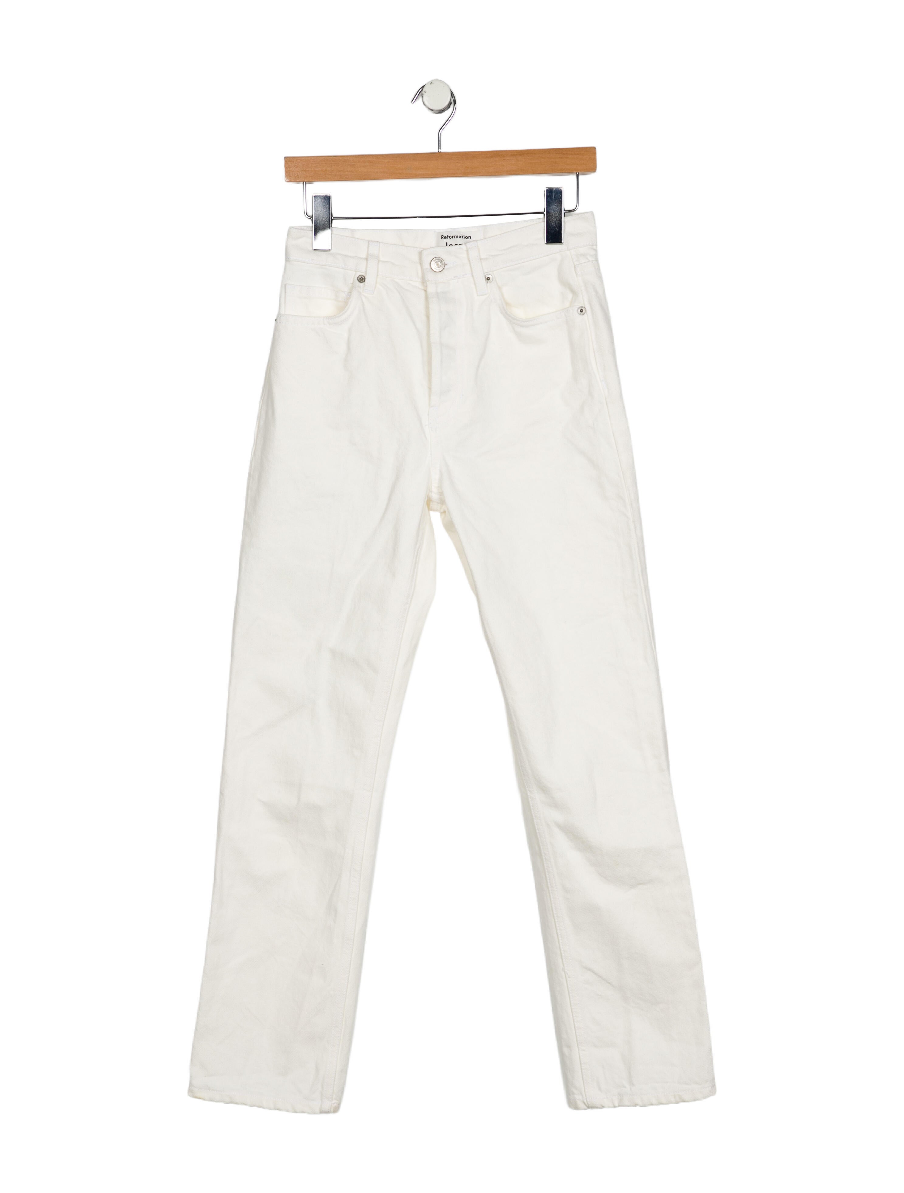 Reformation High-Rise Straight Leg Jeans