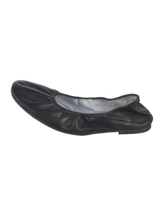 Reformation Leather Ballet Flats