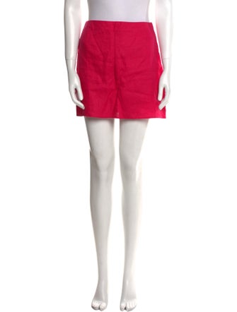 Reformation Linen Mini Skirt