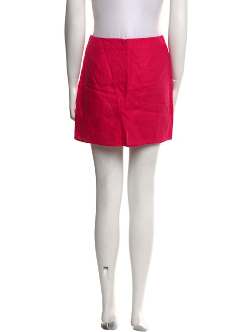 Reformation Linen Mini Skirt