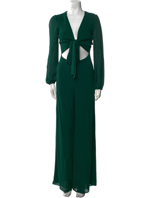 Reformation Plunge Neckline Jumpsuit