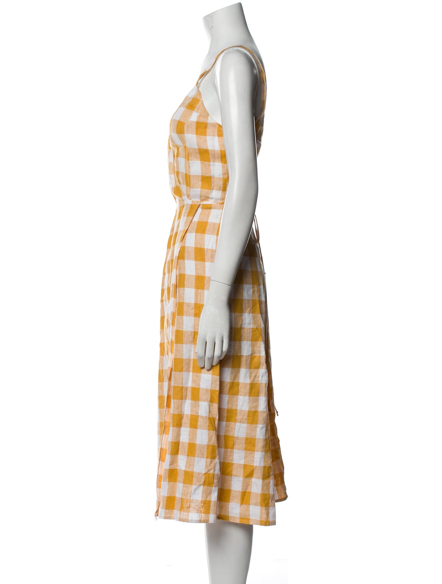 Reformation Linen Midi Length Dress