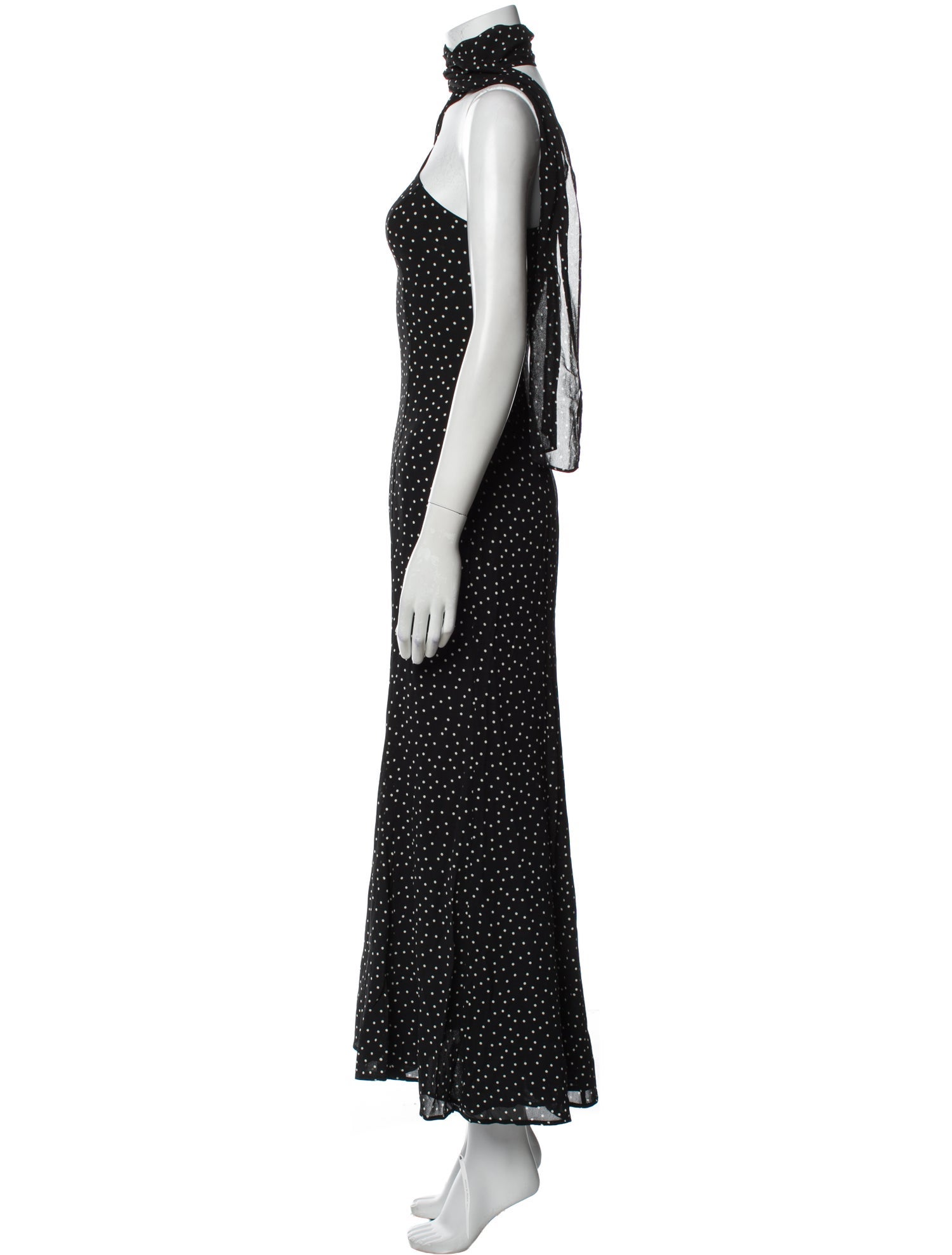 Reformation Polka Dot Print Long Dress w/ Tags