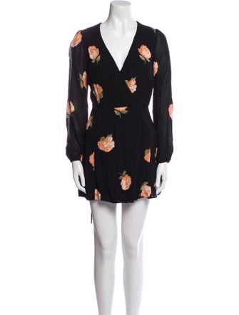 Reformation Floral Print Mini Dress
