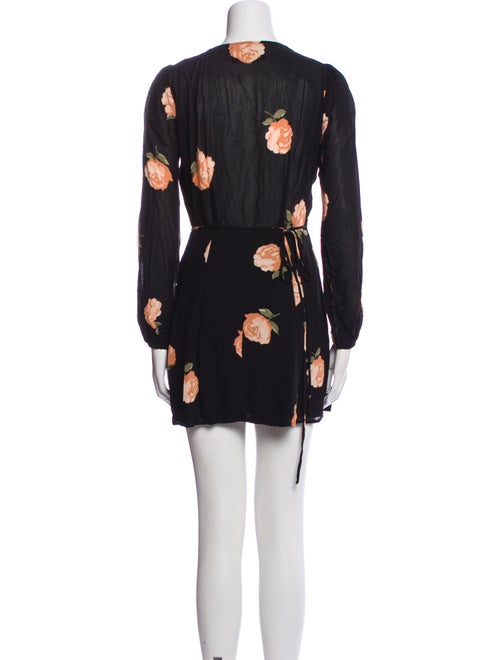 Reformation Floral Print Mini Dress