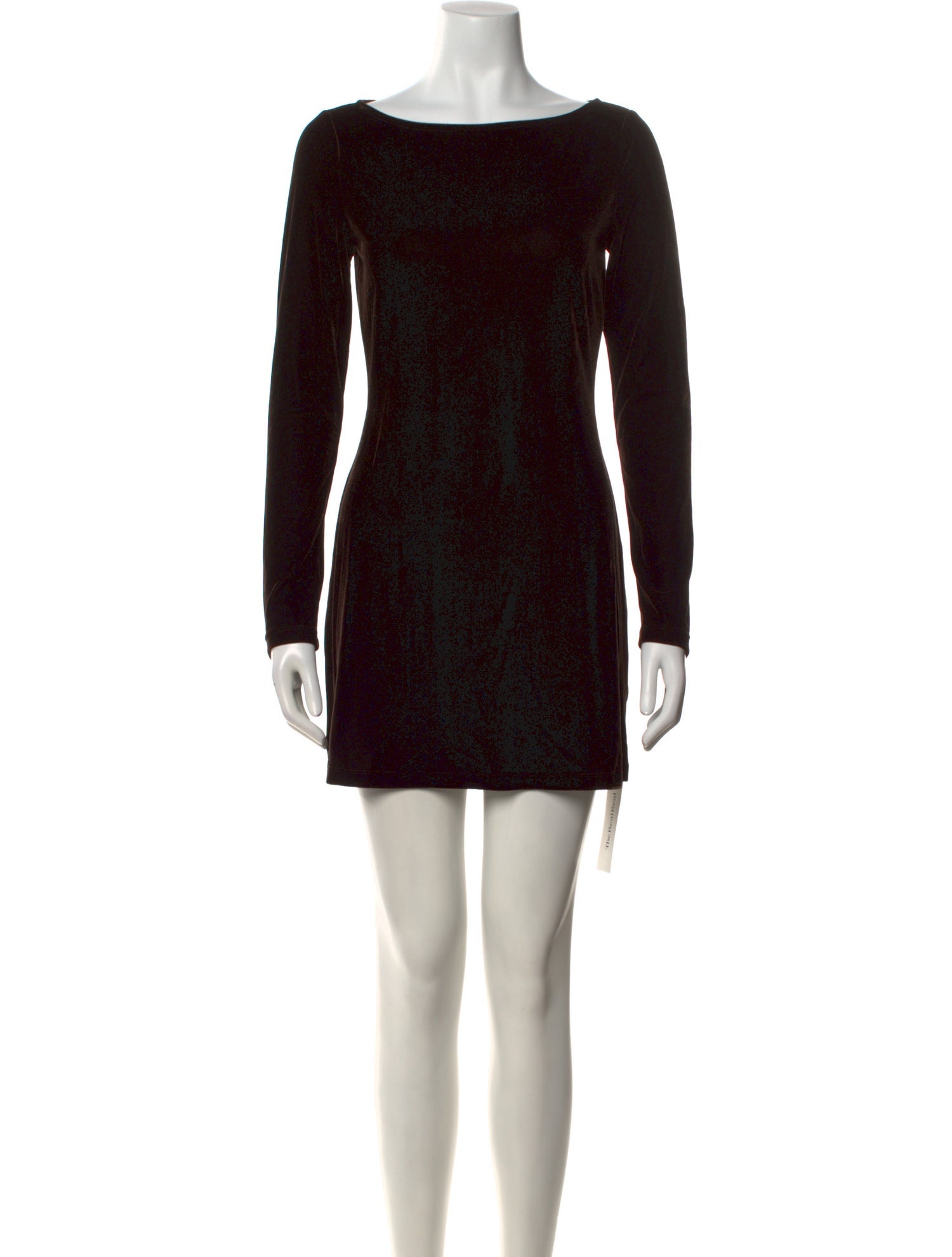 Reformation Bateau Neckline Mini Dress