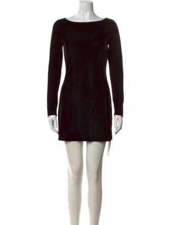 Reformation Bateau Neckline Mini Dress