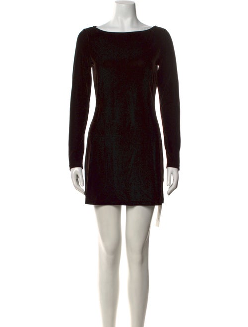 Reformation Bateau Neckline Mini Dress