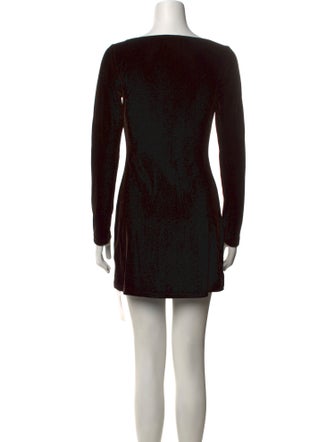 Reformation Bateau Neckline Mini Dress