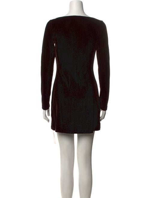 Reformation Bateau Neckline Mini Dress