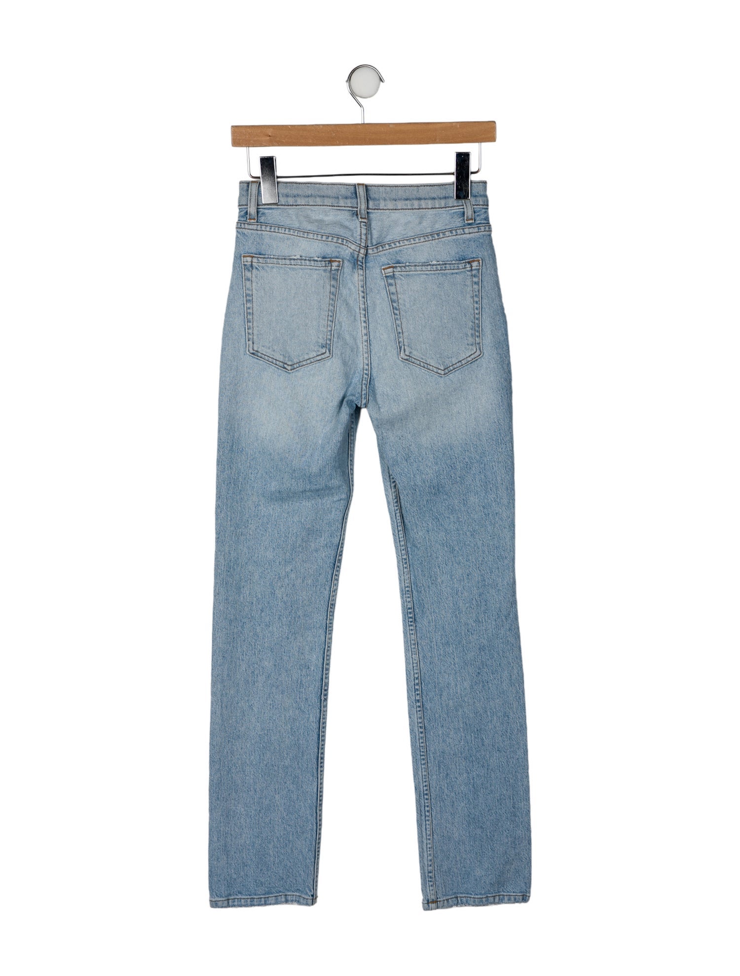 Reformation Mid-Rise Straight Leg Jeans