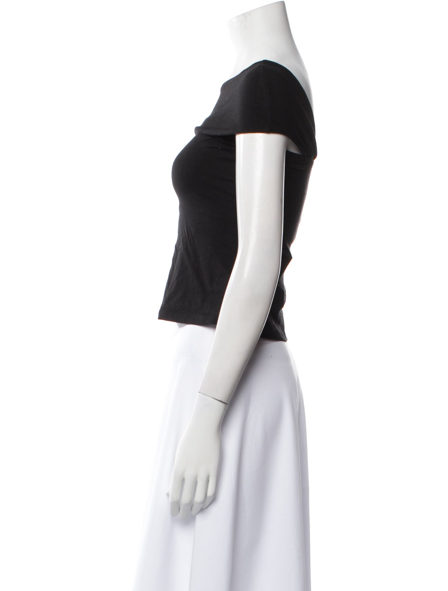Reformation Bateau Neckline Short Sleeve Crop Top w/ Tags