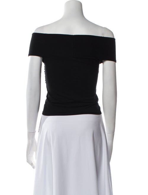 Reformation Off-The-Shoulder Short Sleeve Crop Top