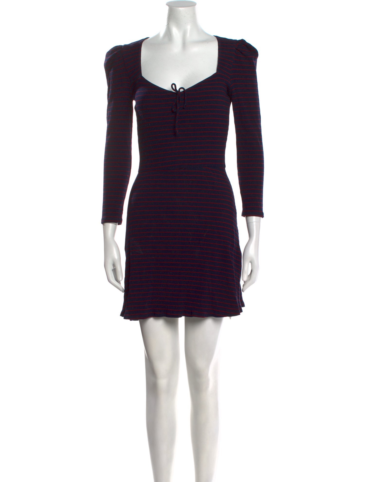 Reformation Square Neckline Mini Dress