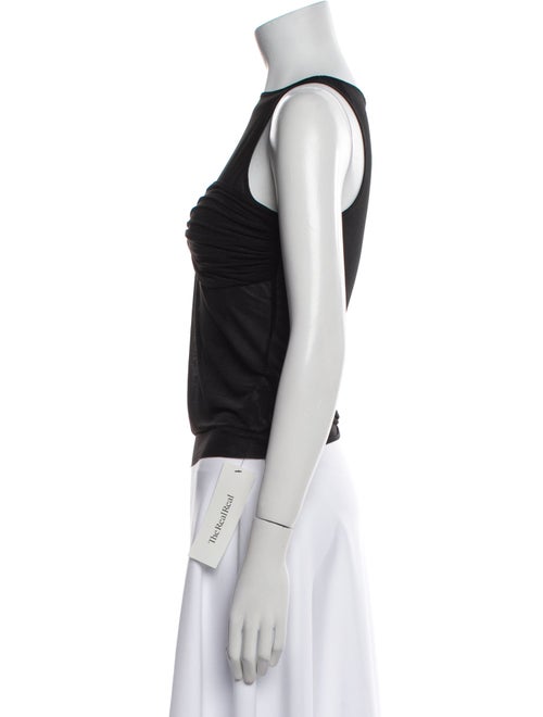 Reformation Bateau Neckline Sleeveless Crop Top