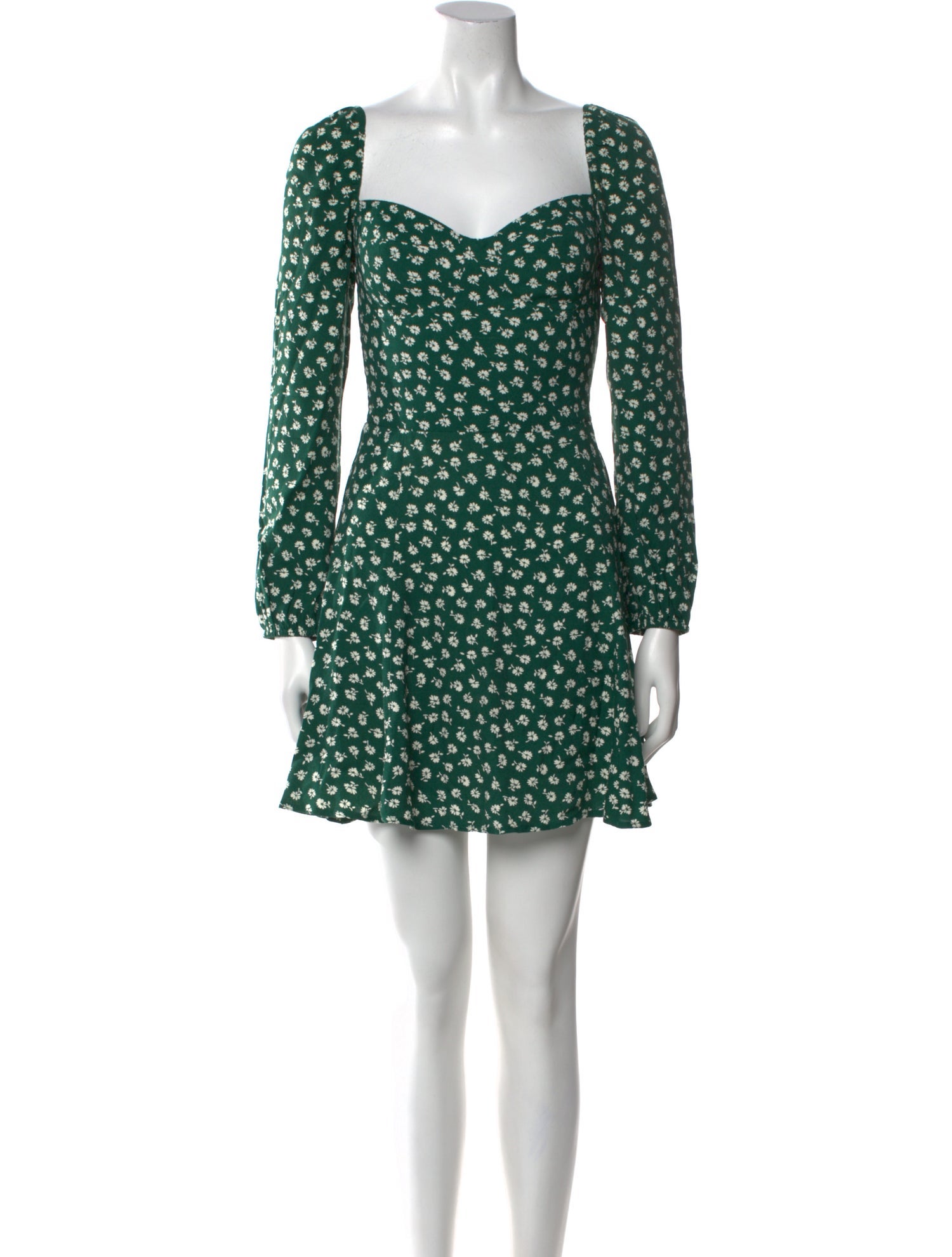 Reformation Polka Dot Print Mini Dress