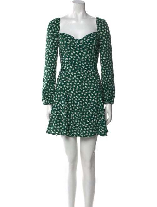 Reformation Polka Dot Print Mini Dress