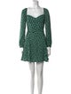 Reformation Polka Dot Print Mini Dress
