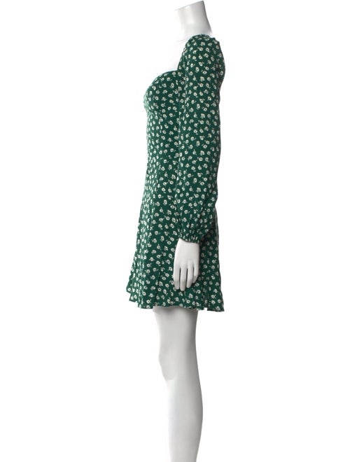 Reformation Polka Dot Print Mini Dress