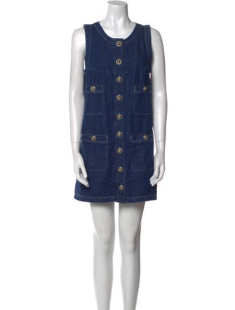 Reformation Scoop Neck Mini Dress