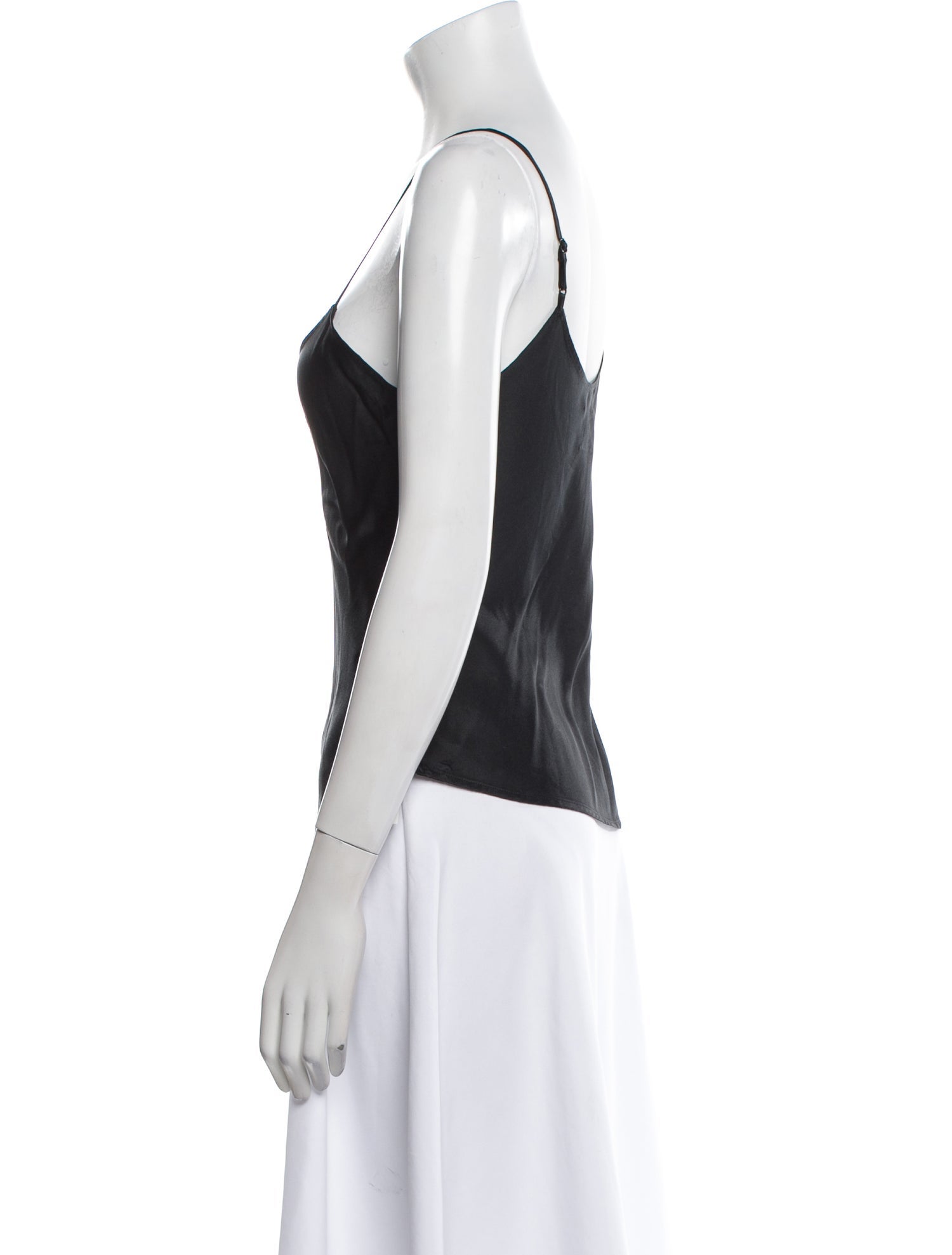 Reformation Silk Scoop Neck Top