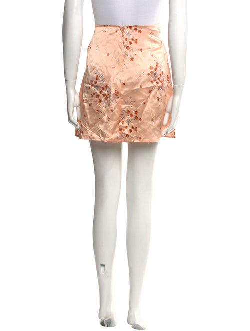 Reformation Silk Mini Skirt