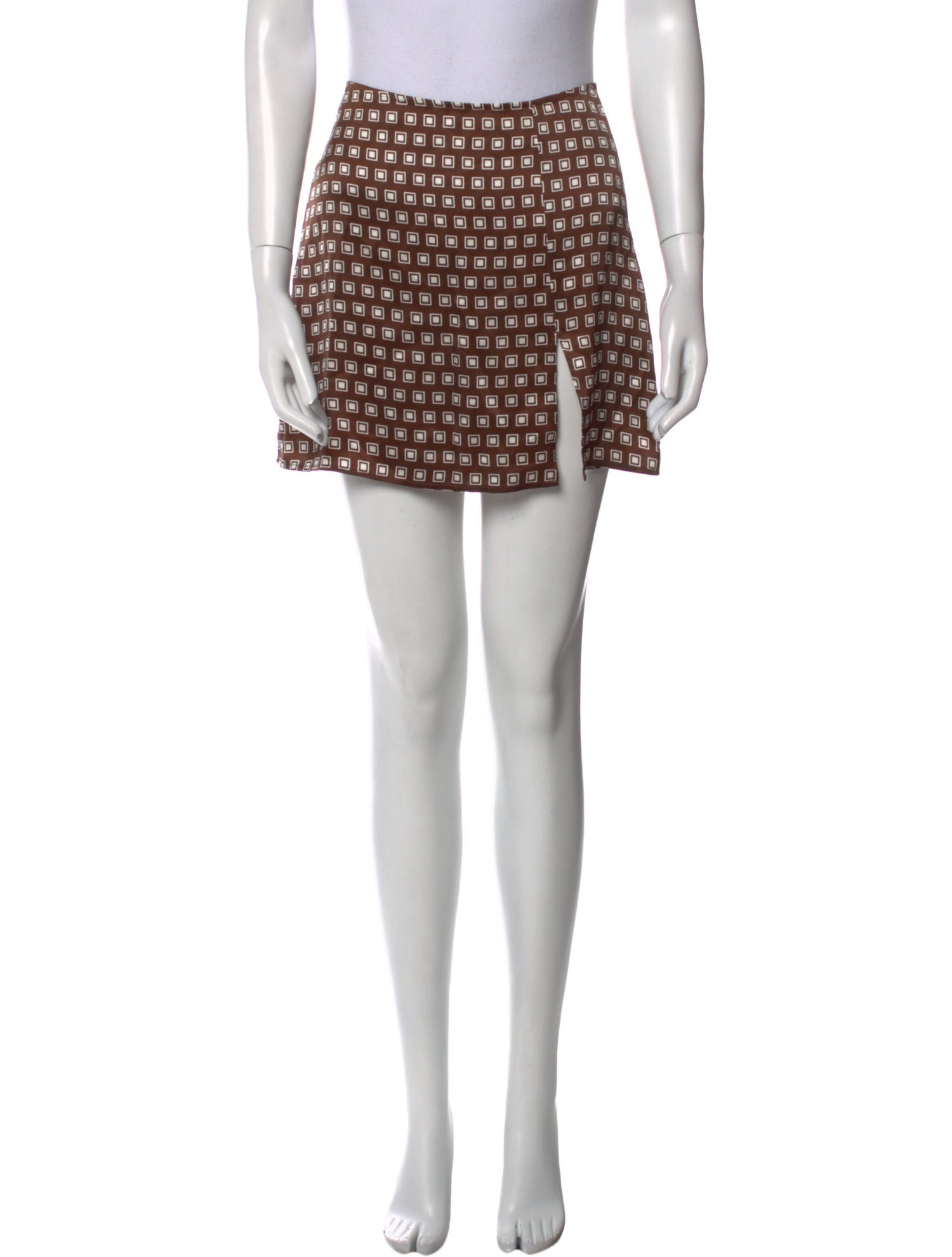 Reformation Silk Mini Skirt