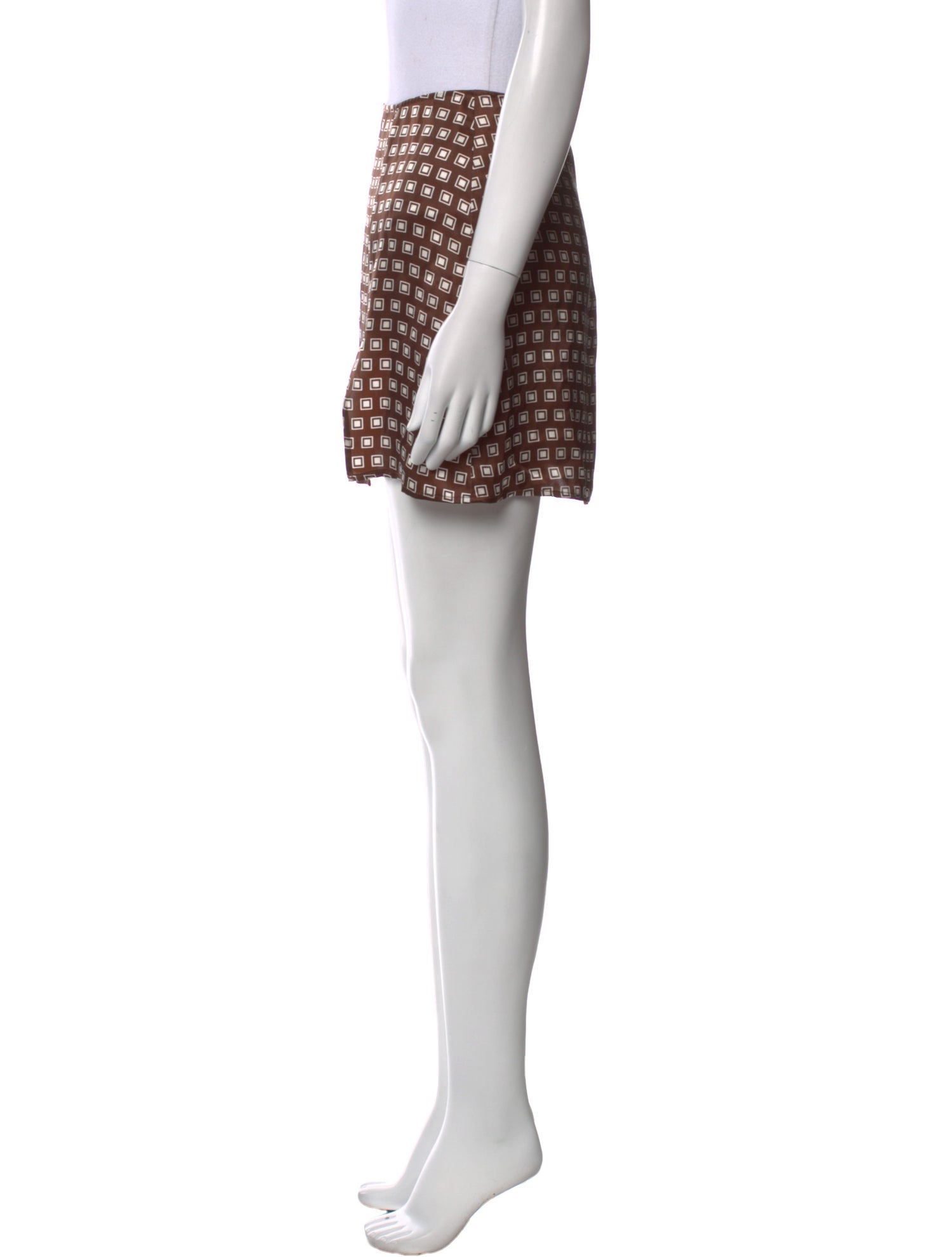 Reformation Silk Mini Skirt