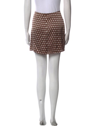 Reformation Silk Mini Skirt